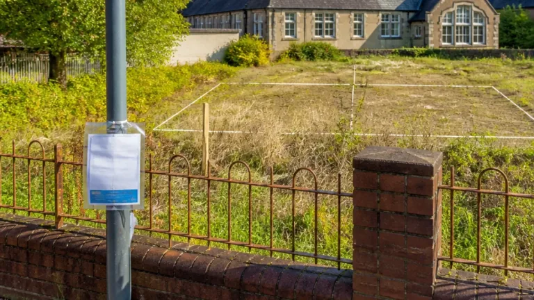 Two detached homes planned for former school playground in New Tredegar
