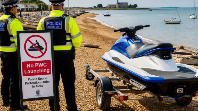 Two fined for launching jet skis at banned Southend sites as marine police enforce PSPO