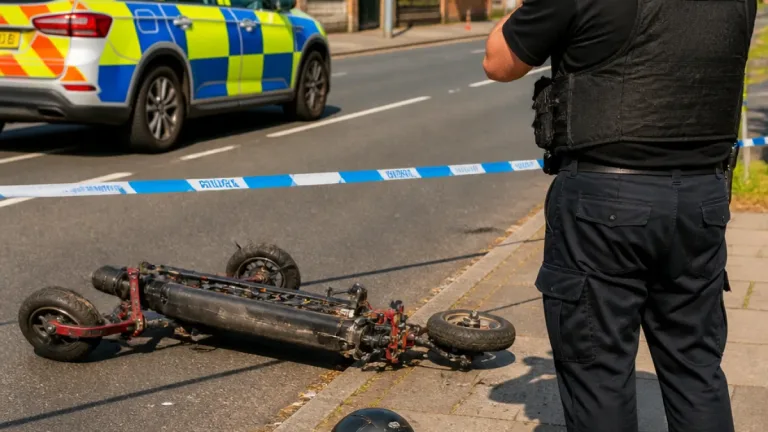 Two teenagers hospitalised after high-speed e‑scooter crash in Haydock