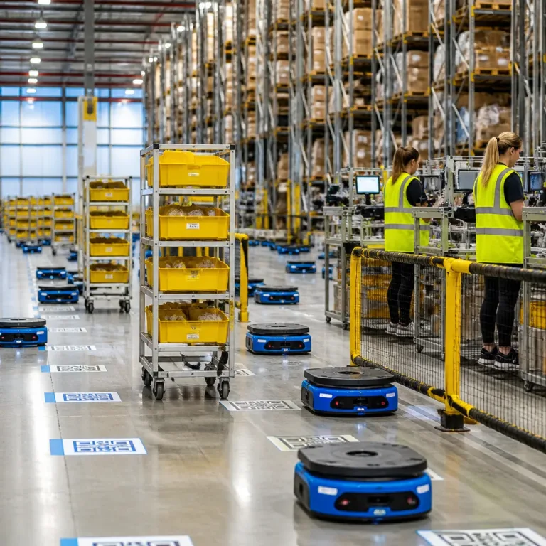 Chinese warehouse robots expand rapidly in UK, reshaping retail logistics