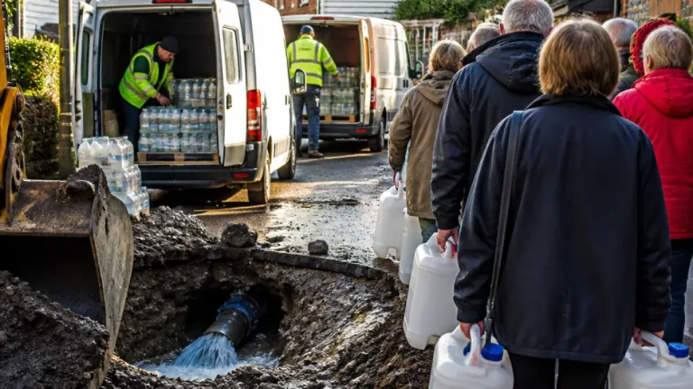 Up to 800 homes hit by two-day water outage after burst main; MP demands answers