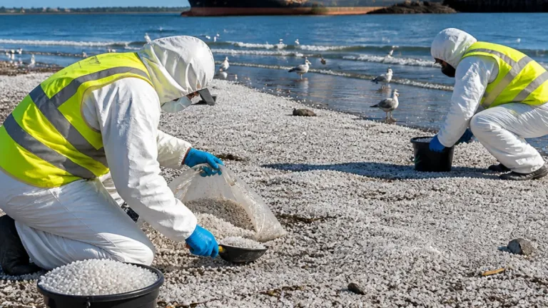 Volunteers press Port of Tyne after tonnes of plastic pellets wash up on north‑east beaches