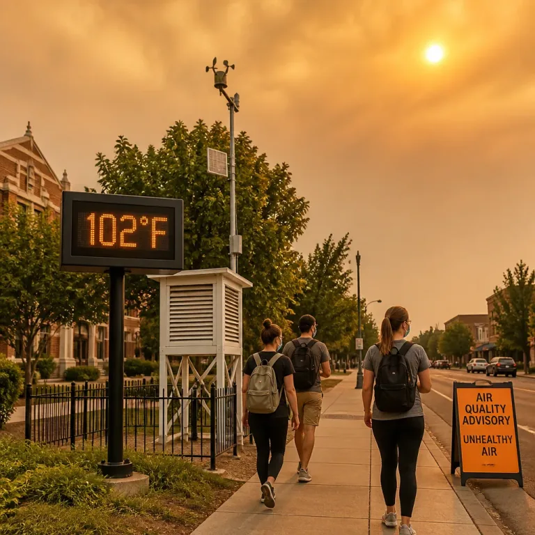 Fort Collins records 102°F as heat advisory and wildfire smoke persist into week
