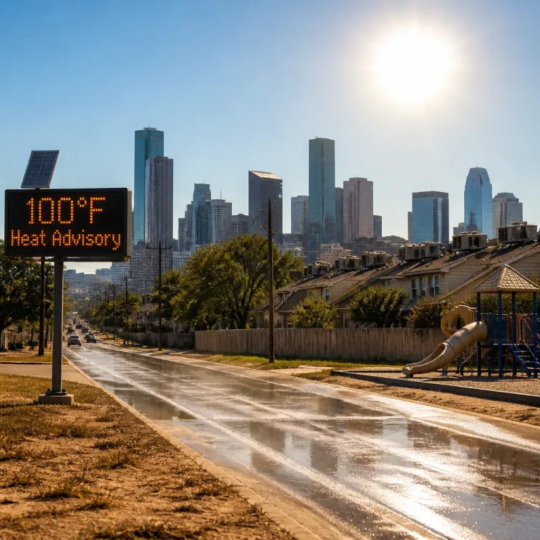 Persistent upper‑level ridge to drive triple‑digit heat across Houston area next week
