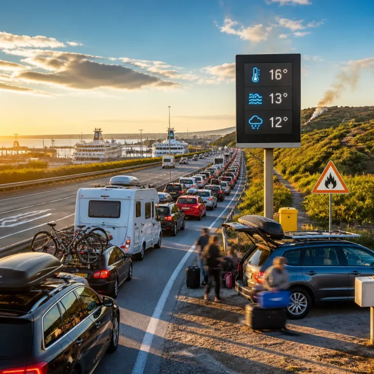 UK set for slightly cooler weekend as 14.1 million drivers head off for summer breaks