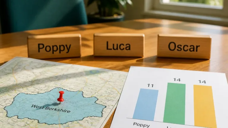 West Berkshire baby name trends: Poppy tops girls while Luca and Oscar lead for boys