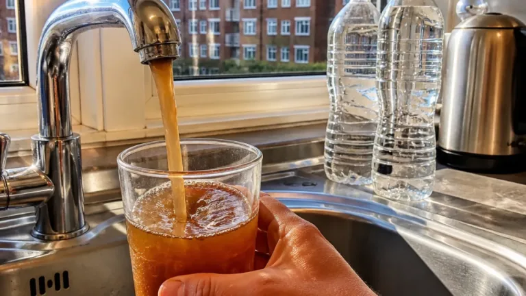 Westminster apologises after Pimlico estate residents report brown, petrol‑smelling tap water