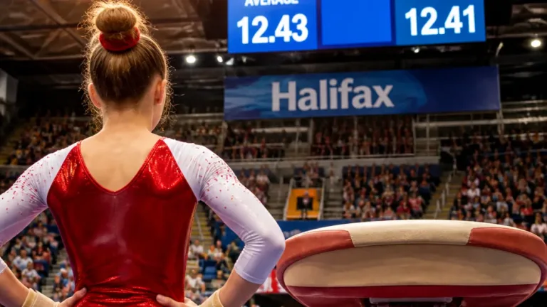 Whitehouse edged out for vault gold as Halifax gymnast secures third Commonwealth medal