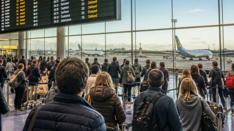 Widespread delays at Manchester Airport leave holidaymakers waiting on July 28