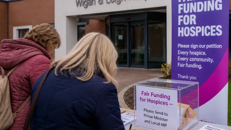 Wigan & Leigh Hospice urges new PM and Andy Burnham to secure fairer funding