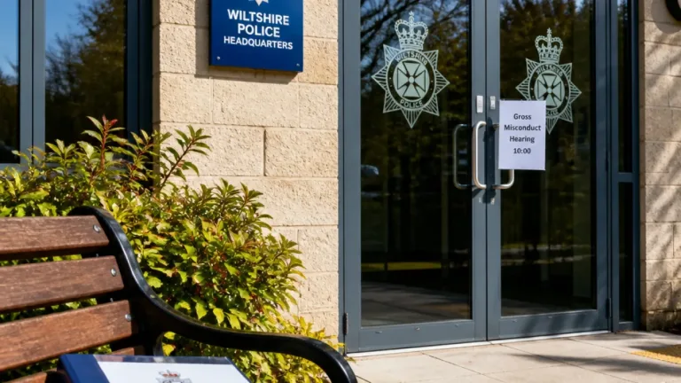 Wiltshire officer to face gross misconduct hearing over alleged inappropriate conduct