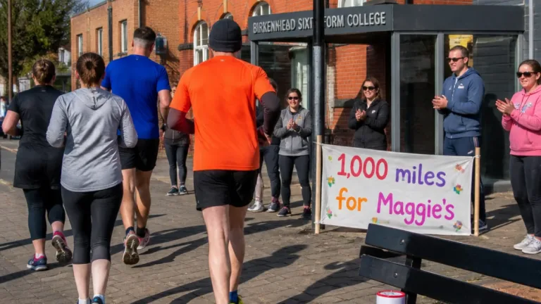 Wirral teacher runs 1,000-mile fundraiser for Maggie’s, raising £3,281