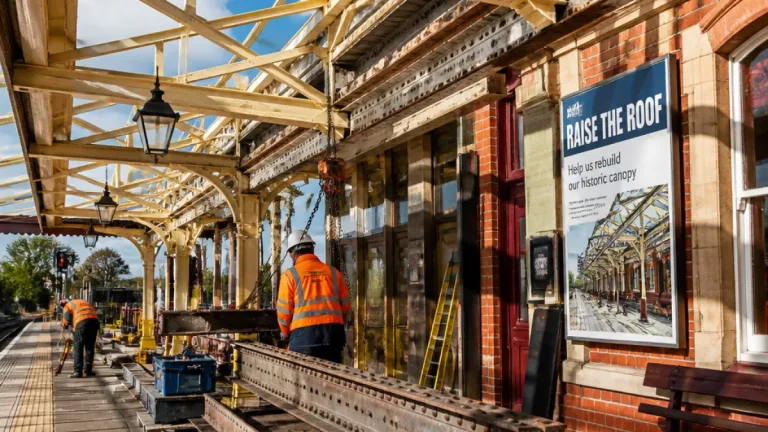 Wolverhampton station steel to help rebuild Kidderminster canopy in £1m restoration