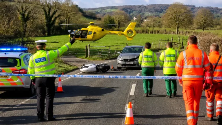 Woman airlifted to hospital after Leigh-on-Mendip crash in Somerset