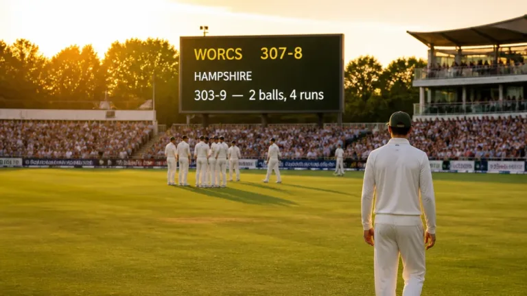 Worcestershire hold on to beat Hampshire in One Day Cup thriller
