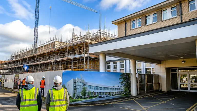Work begins on new critical care unit at Gloucestershire Royal to serve county’s sickest patients