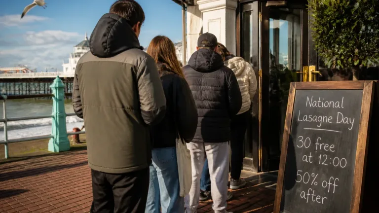 Zizzi to hand out free lasagne at midday on 29 July — Brighton branch included